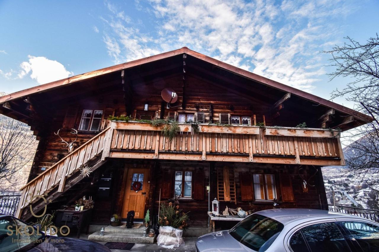 Cosy Chalet In Brig-Glis Exteriér fotografie
