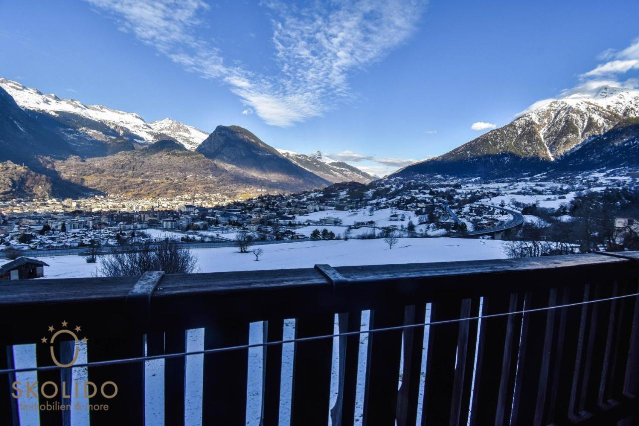 Cosy Chalet In Brig-Glis Exteriér fotografie